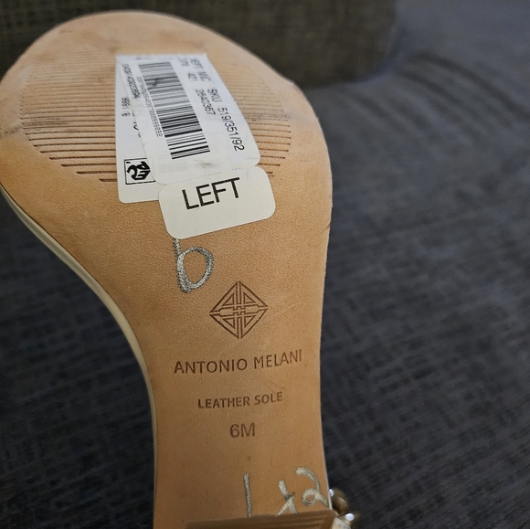 Schutz Snakeskin Leather Sole Heels - Picture 7 of 7